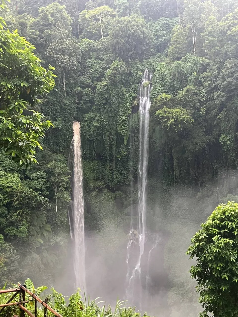 Cascade dans la jungle près d’Ubud