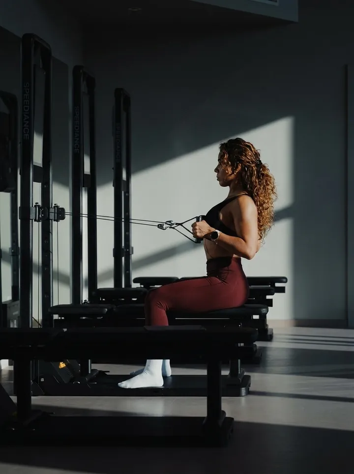 Séance de Pilates Reformer au club